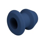 MR PLAY - JACK BLEU PLUG ANAL CREUX EN SILICONE, TAILLE S
